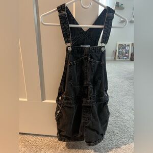 Old Navy Charcoal Denim Overalls